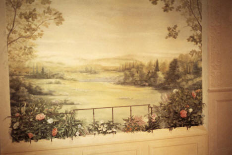 Paesaggio su parete